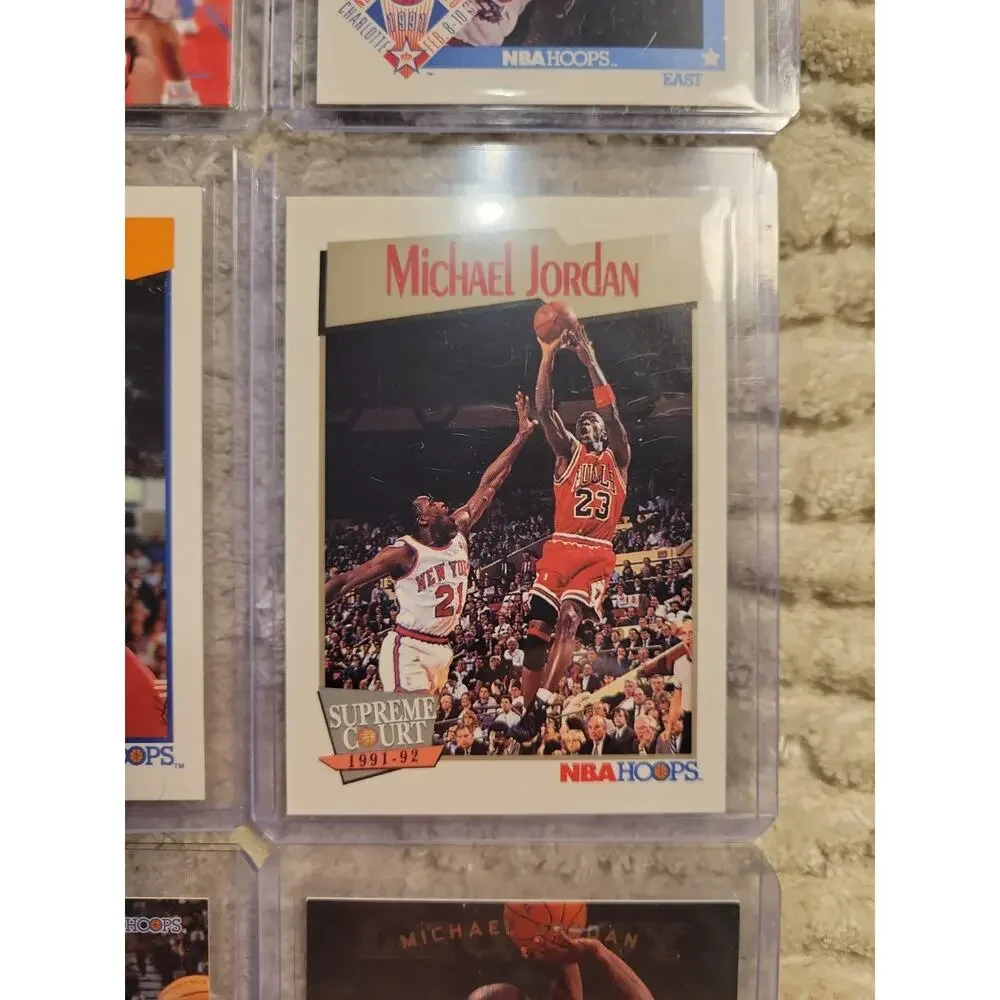 Michael Jordan Lot 9 Cards upper deck Chicago Bulls Basketball Cards